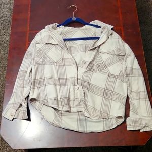 Pale Pink & Gray Flannel